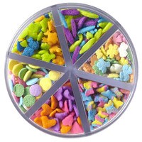 WILTON SPRINKLES  - 6 CELL FLOWERFUL MEDLEY MIX 