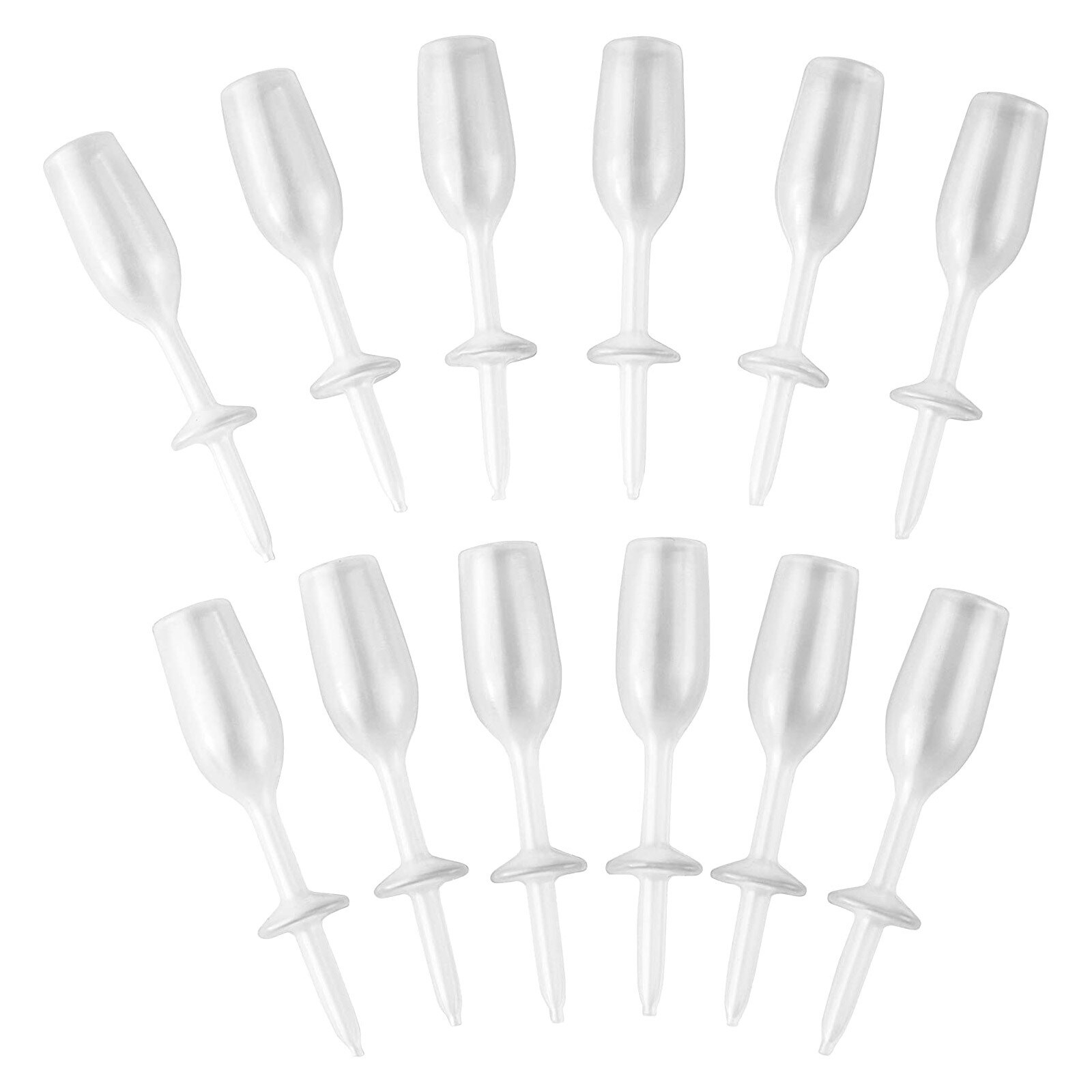 WILTON CHAMPAGNE GLASS PIPETTES FLAVOUR INFUSERS - 12 PC