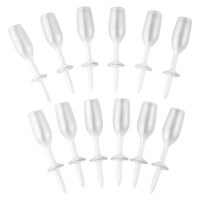 WILTON CHAMPAGNE GLASS PIPETTES FLAVOUR INFUSERS - 12 PC