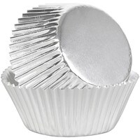 WILTON SILVER STANDARD FOIL BAKING CUPS - 24 PC