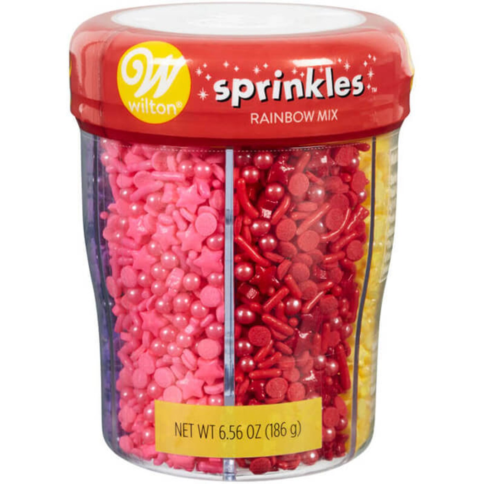 WILTON SPRINKLES - 6 CELL RAINBOW MEDLEY MIX