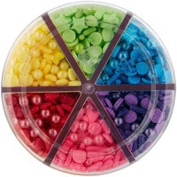 WILTON SPRINKLES - 6 CELL RAINBOW MEDLEY MIX