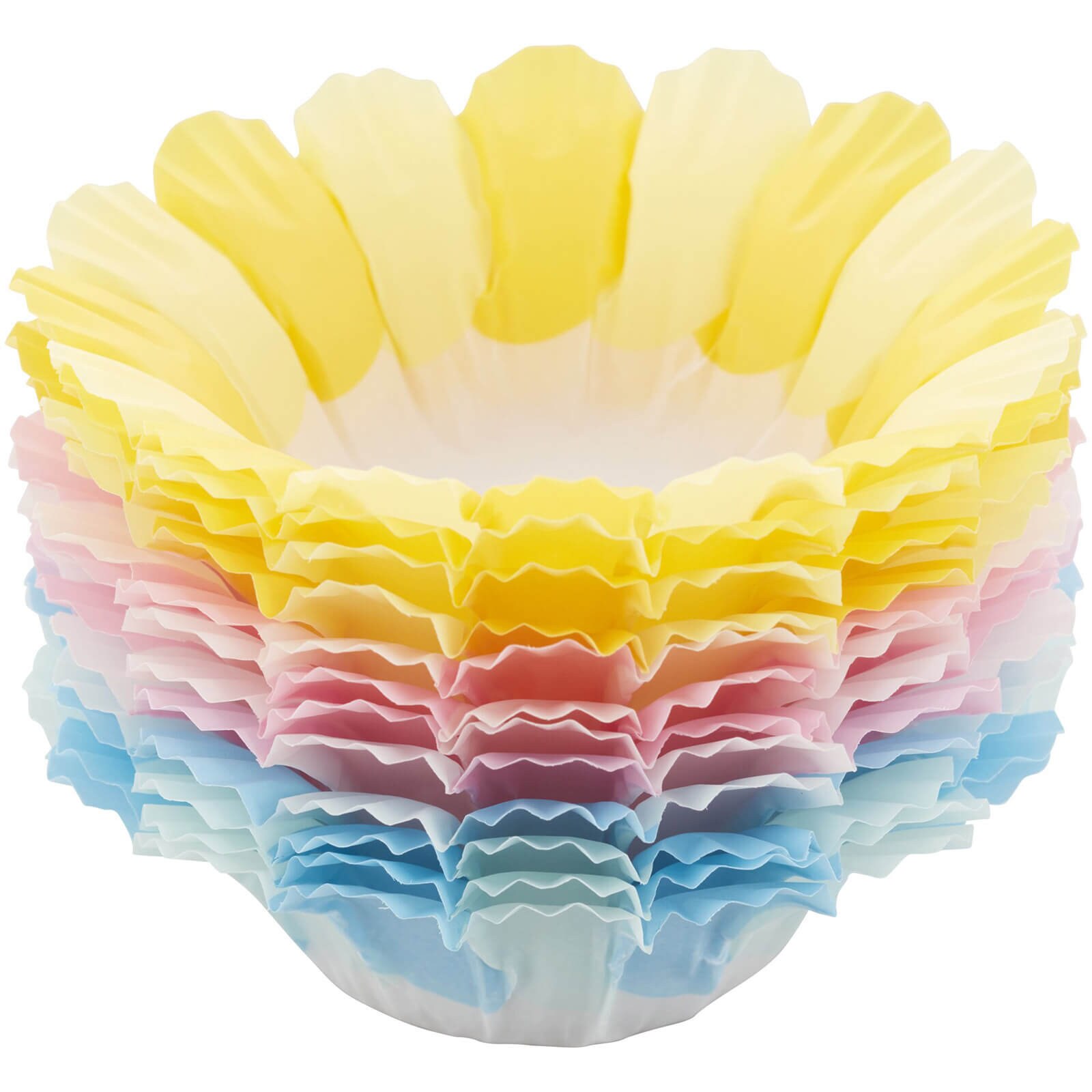WILTON ASSORTED PETAL FLOWERS BAKING CUPS - 12 PC