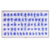 PME FUN FONTS - CUPCAKES & COOKIES SCRIPT STAMPING SET 66 PCS