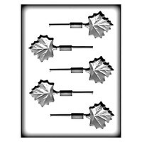 MOLD - MAPLE LEAF LOLLY 2" (5)