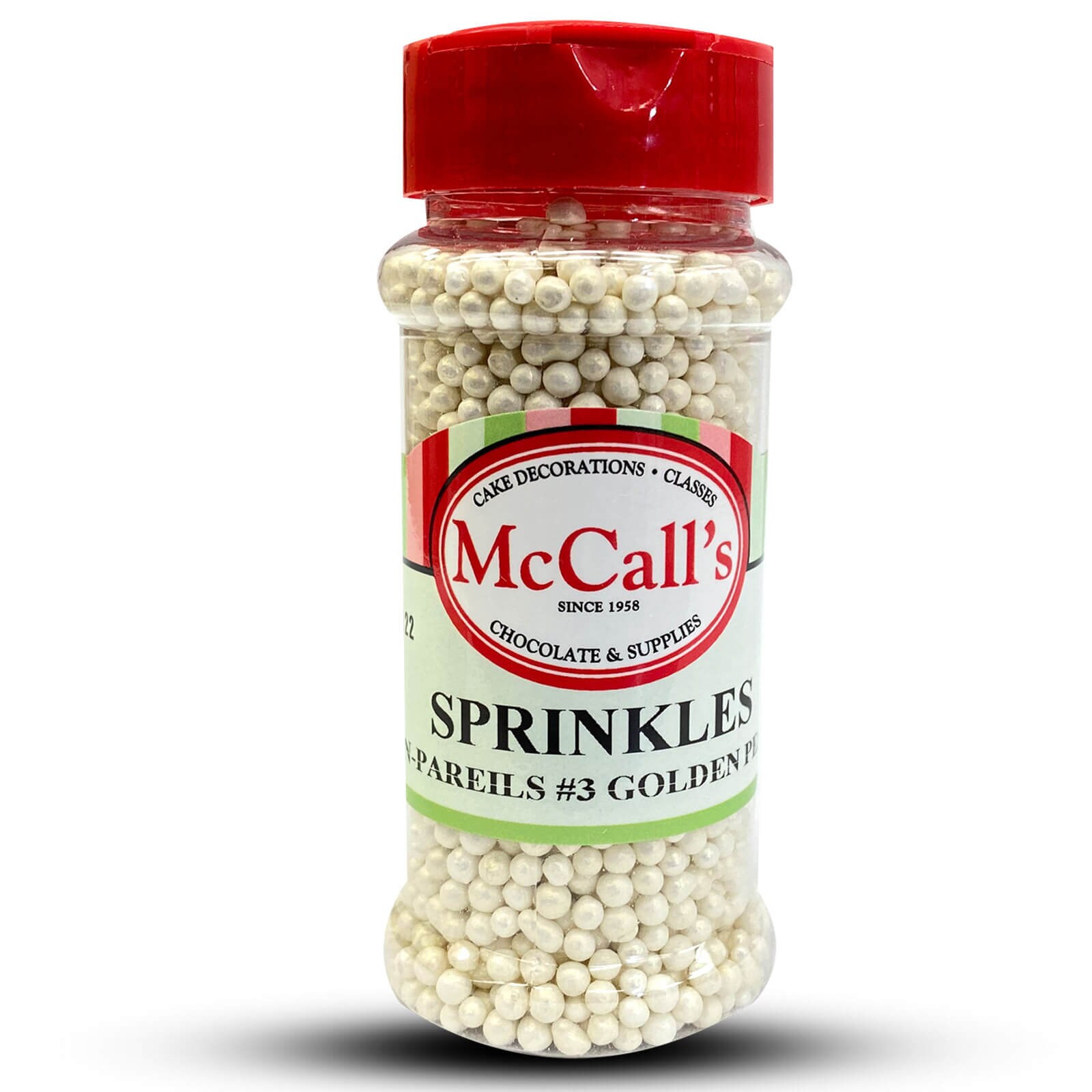 SPRINKLES NON-PAREIL #3 GOLDEN PEARL 80 G