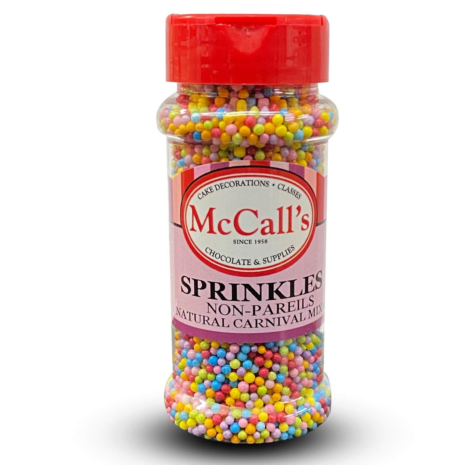 SPRINKLES NON-PAREIL NATURAL MEDIUM CARNIVAL MIX 85 G