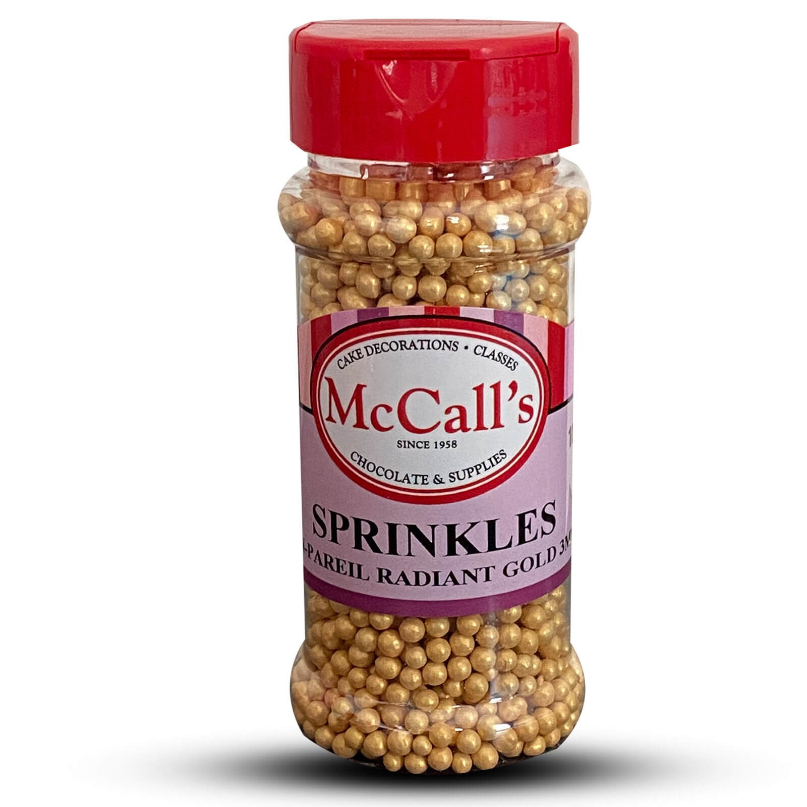 SPRINKLES NON-PAREIL RADIANT GOLD 100 G