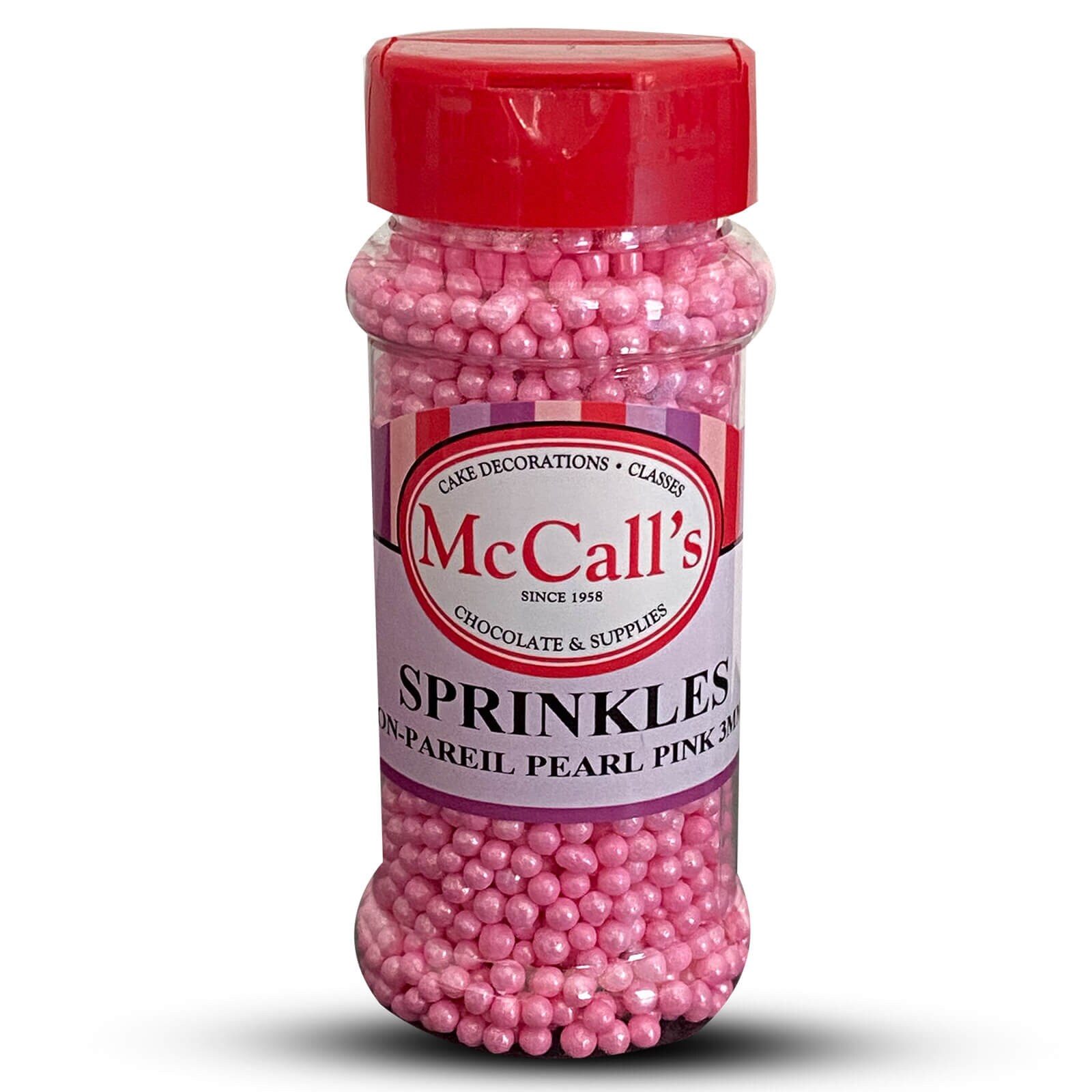 SPRINKLES NON-PAREIL PEARL PINK 100 G