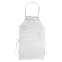 WHITE BIB APRON FOR ADULTS