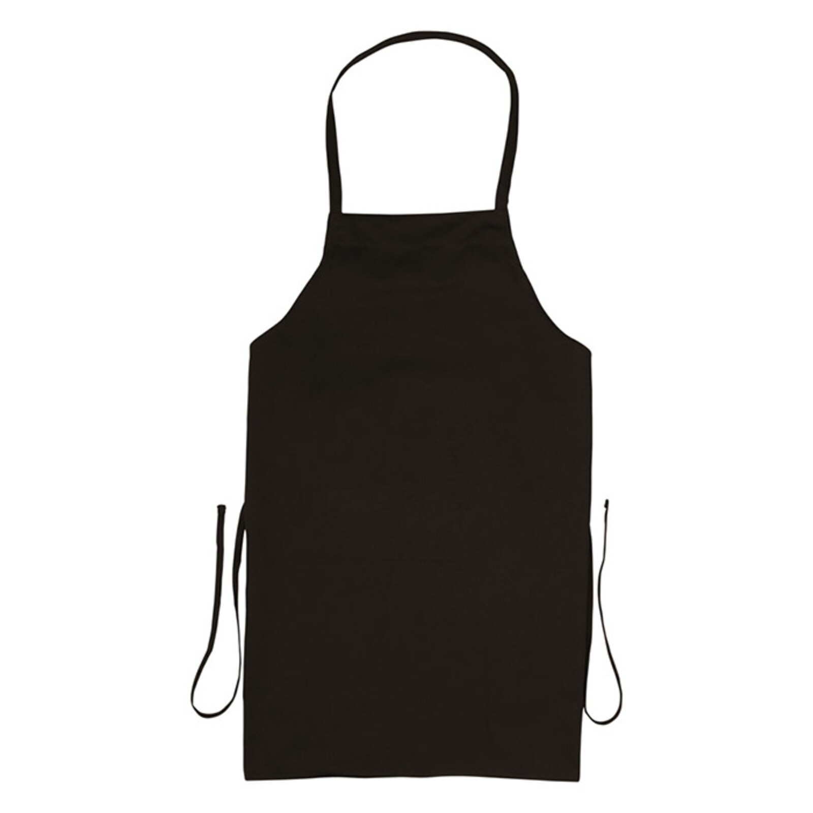 BLACK BIB APRON FOR ADULTS