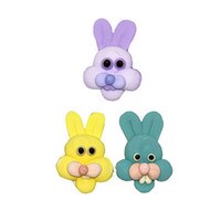 ASSORTED ROYAL BUNNY 1.5" - SMALL 6 PC