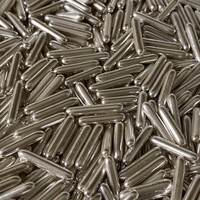 DRAGEE RODS - METALLIC SILVER