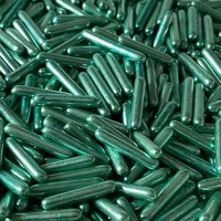 DRAGEE RODS - METALLIC GREEN  
