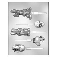 MOLD - EASTER ASSORTED LOLLIES 2" TO 4" (5)