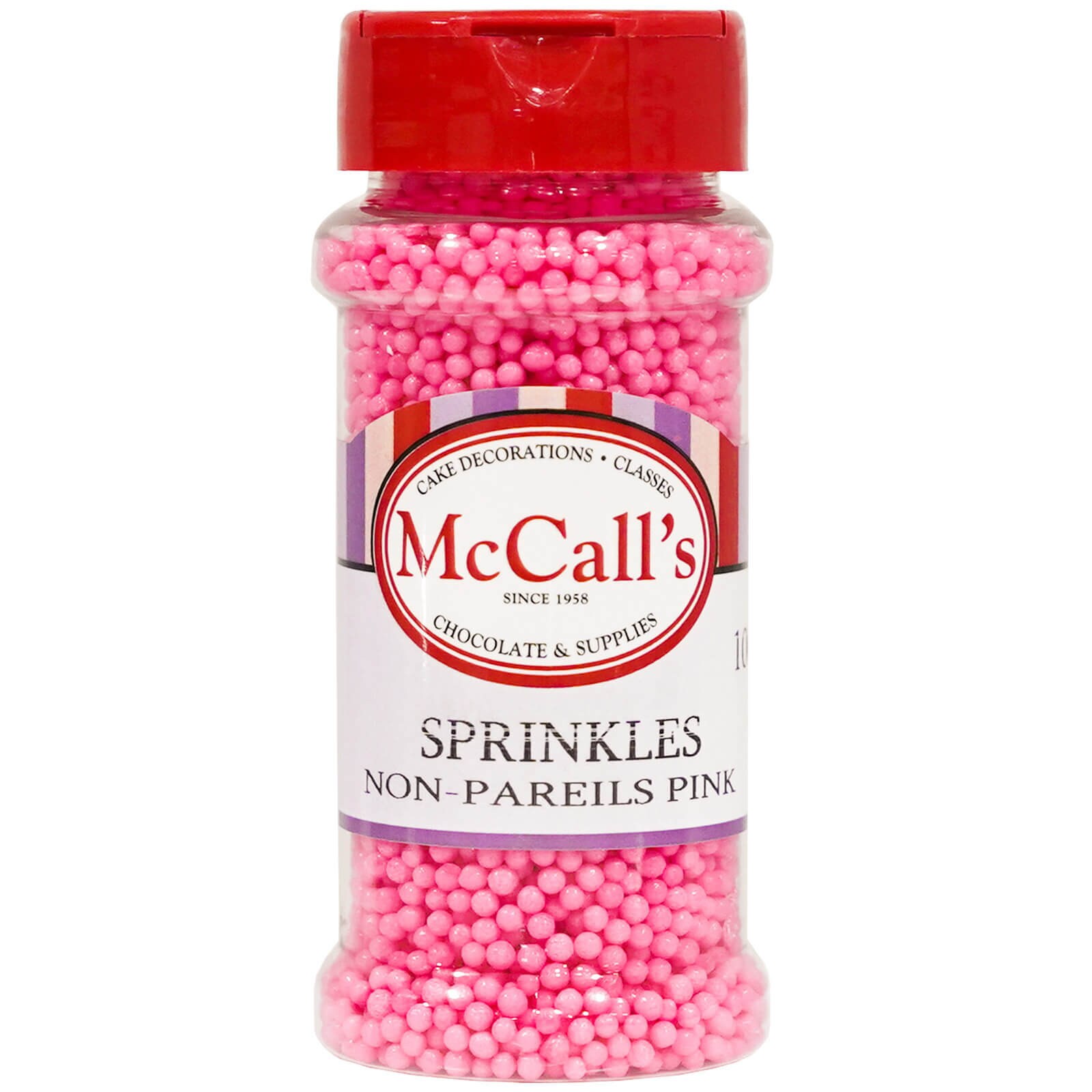 SPRINKLES NON PAREIL PINK 100 G