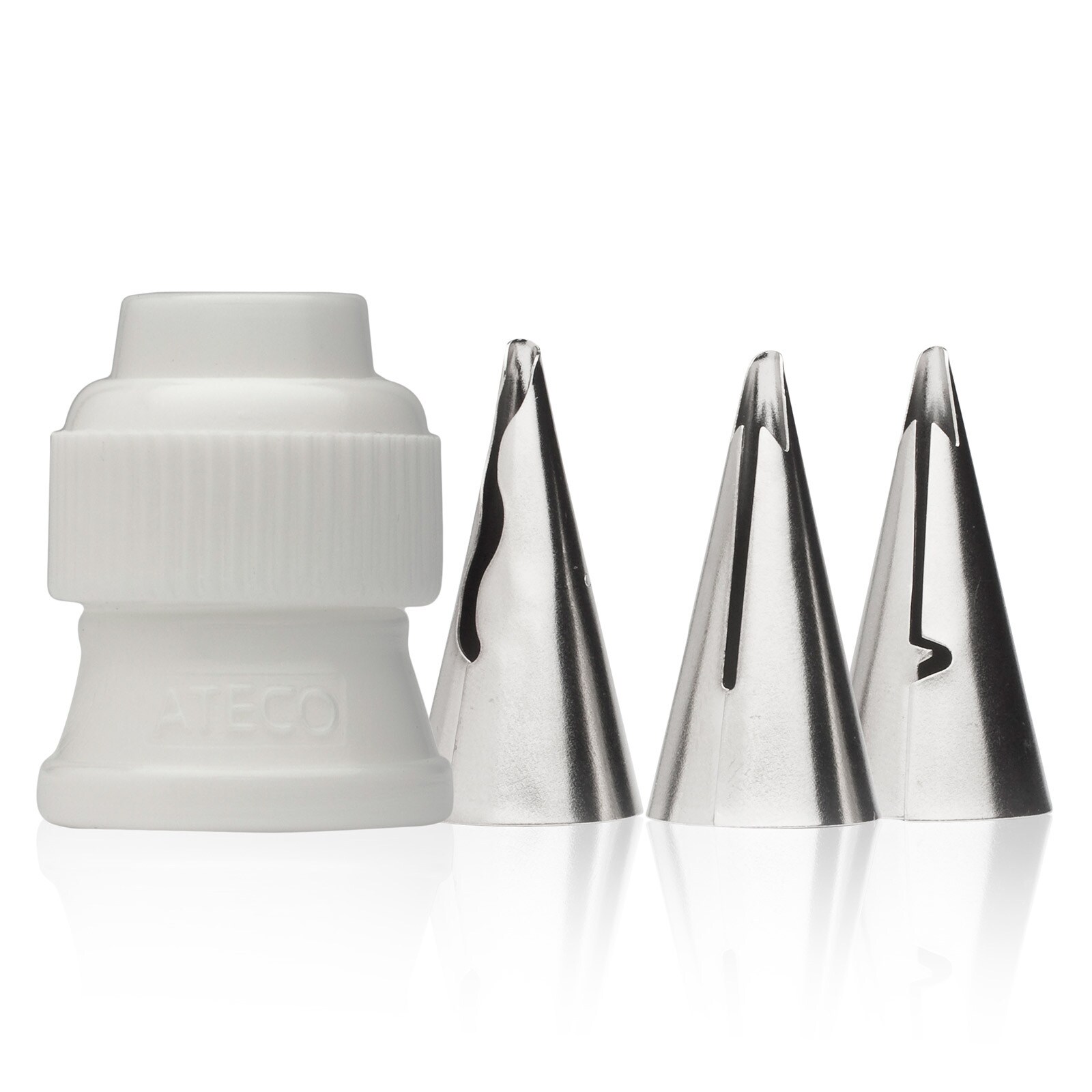 ATECO RUSSIAN RUFFLE PIPING TIP SET - 4 PC