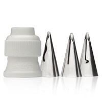 ATECO RUSSIAN RUFFLE PIPING TIP SET - 4 PC