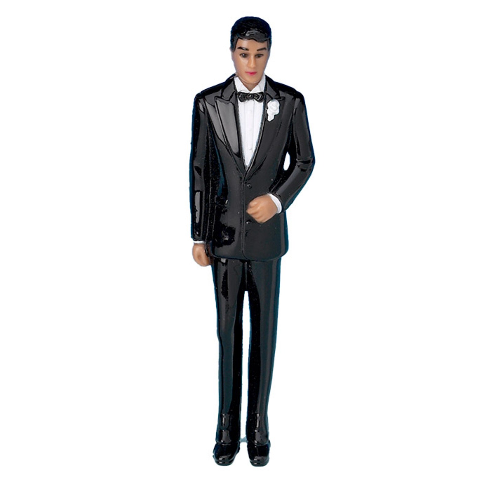 GROOM IN BLACK TUX FIGURINE 4.5" AA