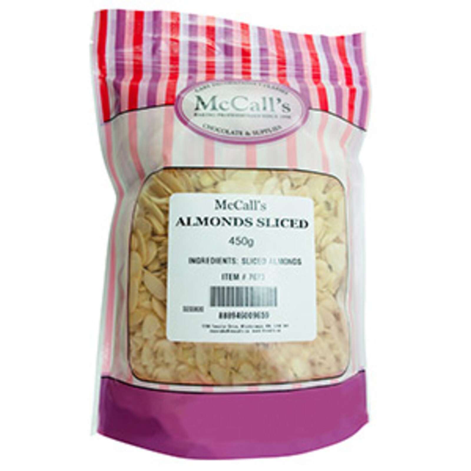 ALMONDS SLICED BLANCHED 450 g