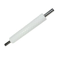 PLASTIC BASKETWEAVE ROLLING PIN 15"