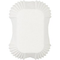 WILTON WHITE PETITE LOAF BAKING CUPS - 50 PC