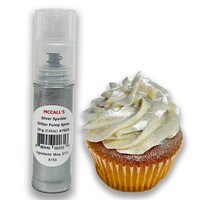 GLITTER PUMP SPRAY SILVER SPARKLE 10 G