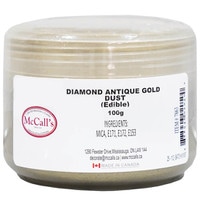 DIAMOND SPARKLE DUST ANTIQUE GOLD 100 G (Edible)