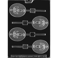 MOLD - SKELETON ON OVAL LOLLY 2 3/4" (4)