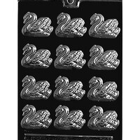 MOLD - SMALL SWANS (BITE SIZE) 1 1/2" X 2" X 1/2" (12)
