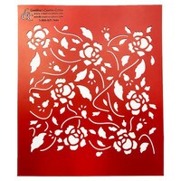 DAMASK ROSE MINI IMPRESSION / STENCIL MAT 