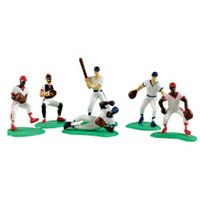 BASEBALL PLAYERS 6 PIECE SET 2.5"