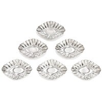 FANCY DIAMOND TARTLET TINS 3 3/4" 6 PKG