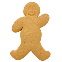 UNDECORATED GINGERBREAD BOY COOKIES 6"