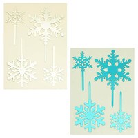 SNOWFLAKE CAKE TOPPER - 4 DESIGNS