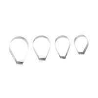 ROSE - PETAL OPEN 4 PC CUTTER SET