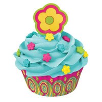 WILTON FLOWER CUPCAKE COMBO DECORATING KIT - SET OF 24