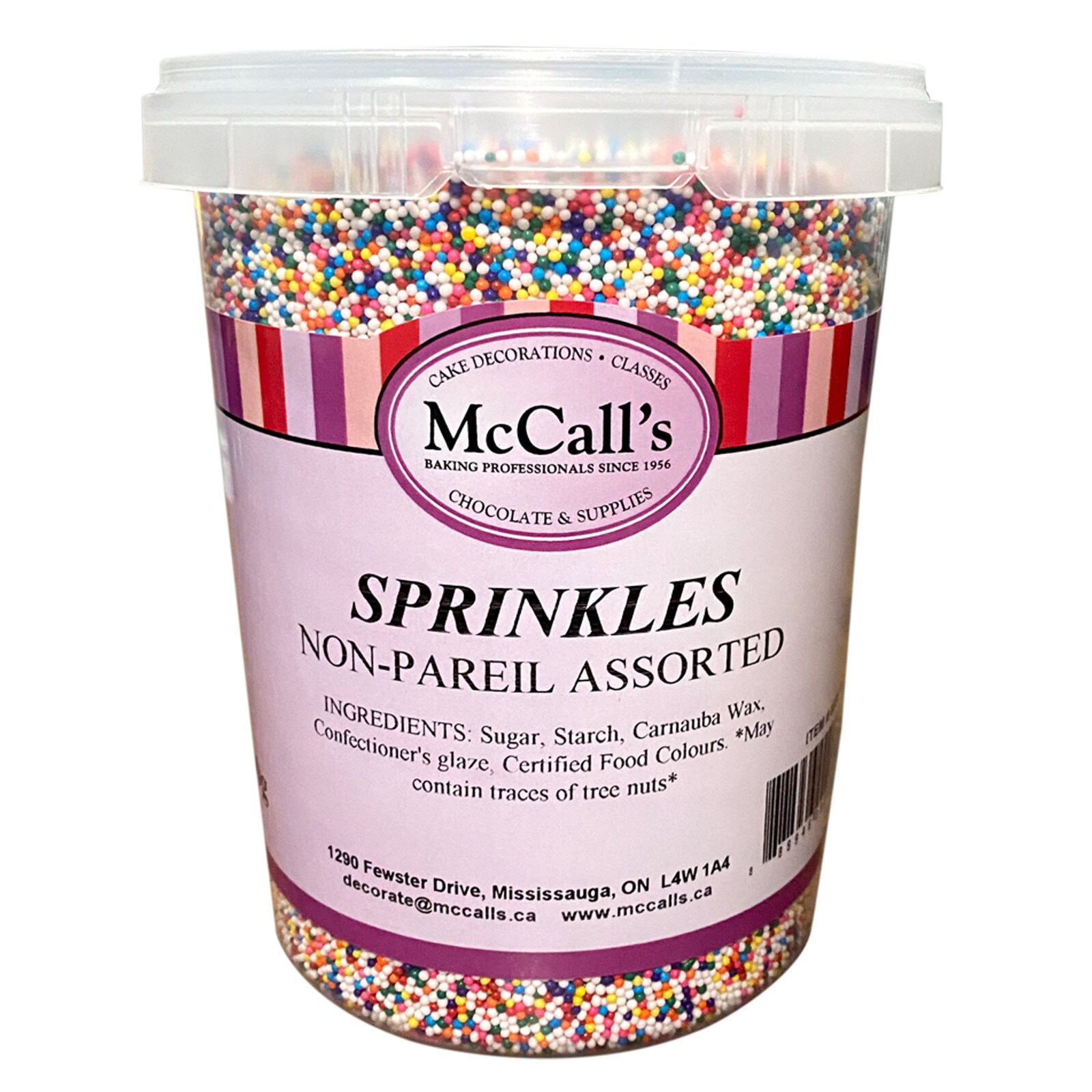 ASSORTED NON-PAREIL SPRINKLES - 800 G 