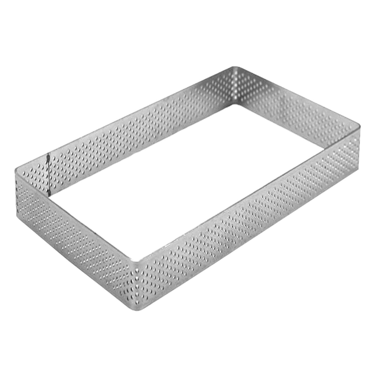 PERFORATED TART TIN RECTANGLE 3.75"/2.25"