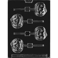 MOLD - SMILING PUMPKIN LOLLY 2 1/2" (4)
