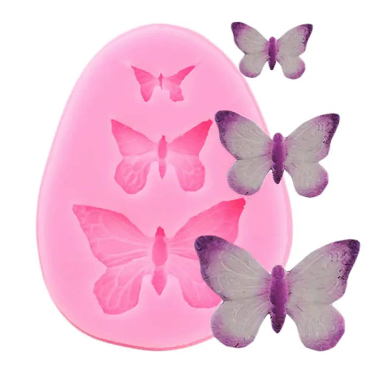 SILICONE BUTTERFLY MOLD 3 SIZES