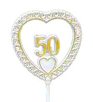 PICK - 50TH ANNIVERSARY HEART 12"