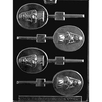 MOLD - OVAL GIRL COMMUNION LOLLY 2 1/2" X 2 1/2" X 5/8" (4)