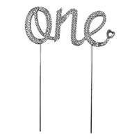 BLING PICK - SILVER ONE WITH HEART 4 1/2"