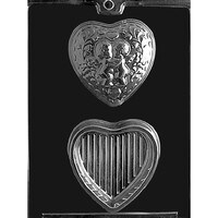 MOLD - KISSING CUPIDS POUR BOX 3 3/4" X 3 5/8" (2)