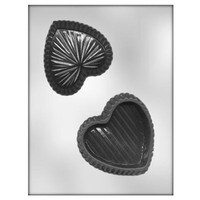 MOLD - CRYSTAL HEART POUR BOX 4 1/4"  (2)