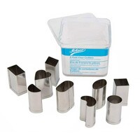ATECO S/S PETIT FOUR / GANACHE CUTTER SET - 9 PC