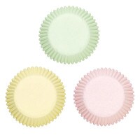 WILTON ASSORTED PASTEL STANDARD BAKING CUPS - 75 PC