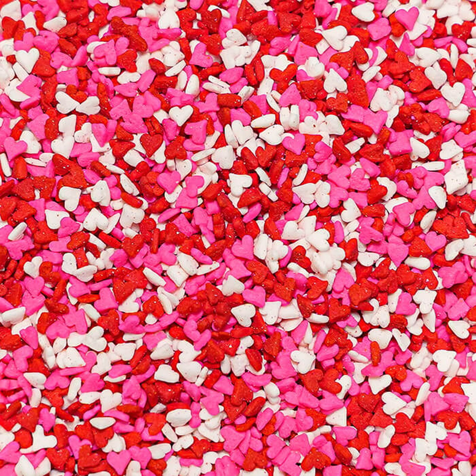 QUINS MINI HEARTS RED, WHITE & PINK 