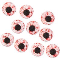 WILTON CANDY EYEBALLS WITH RED VEINS 12 SETS